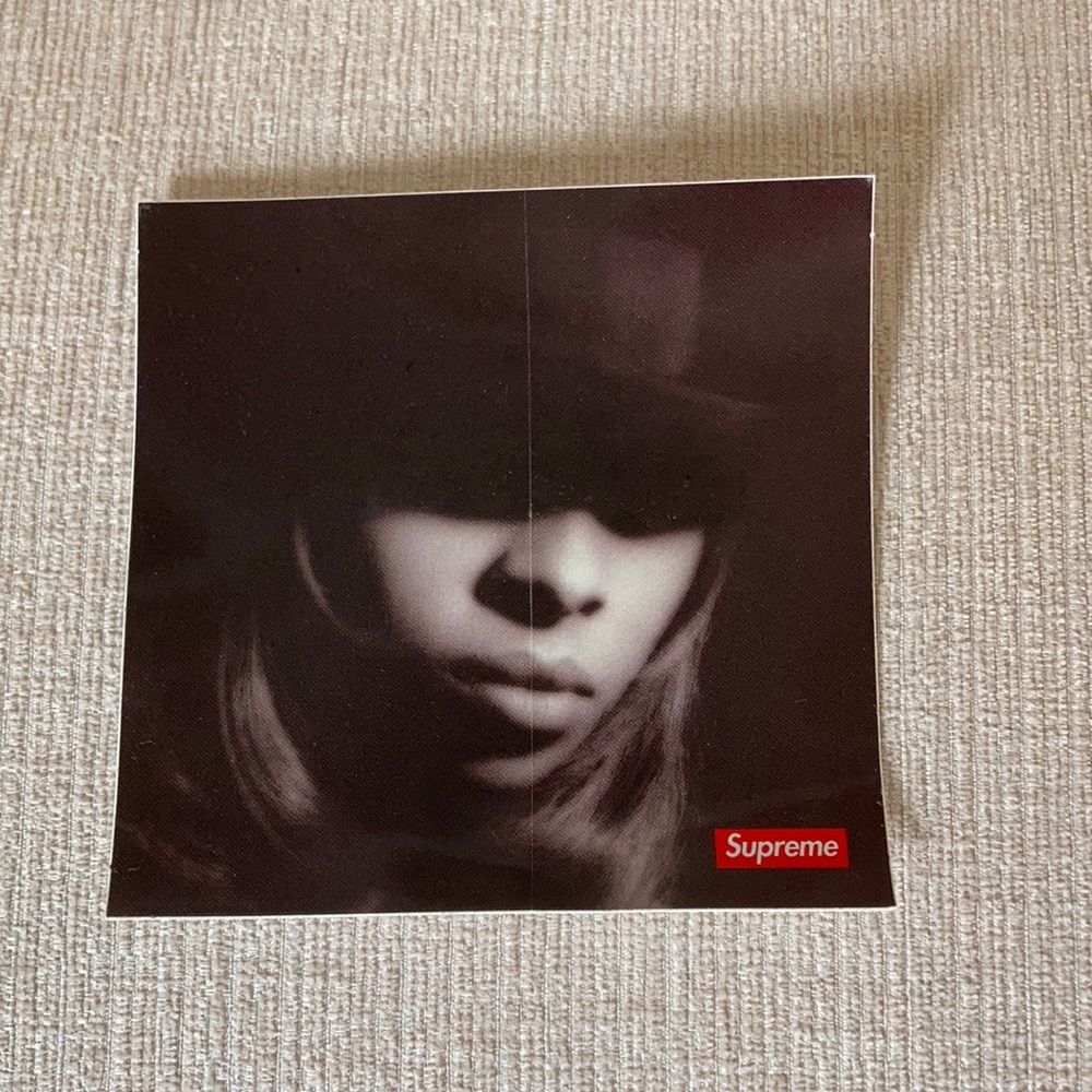 Supreme Mary J. Blige sticker